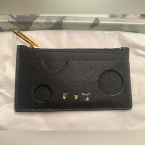 Brand New AUTHENTIC Off White Coin Purse/Wallet-Card Holder